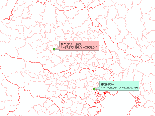正しい東京タワーの位置