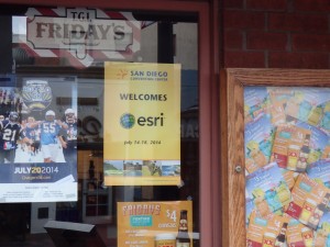 Welcome Esri ポスター2