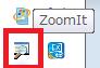 ZoomIt タスクバー