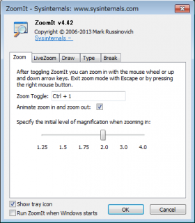 ZoomIt オプション