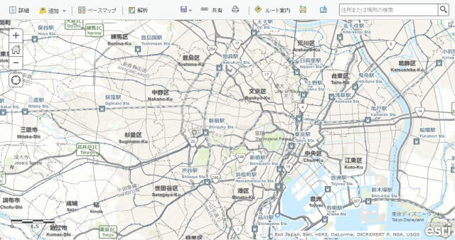 一般図（ArcGIS Online より引用）