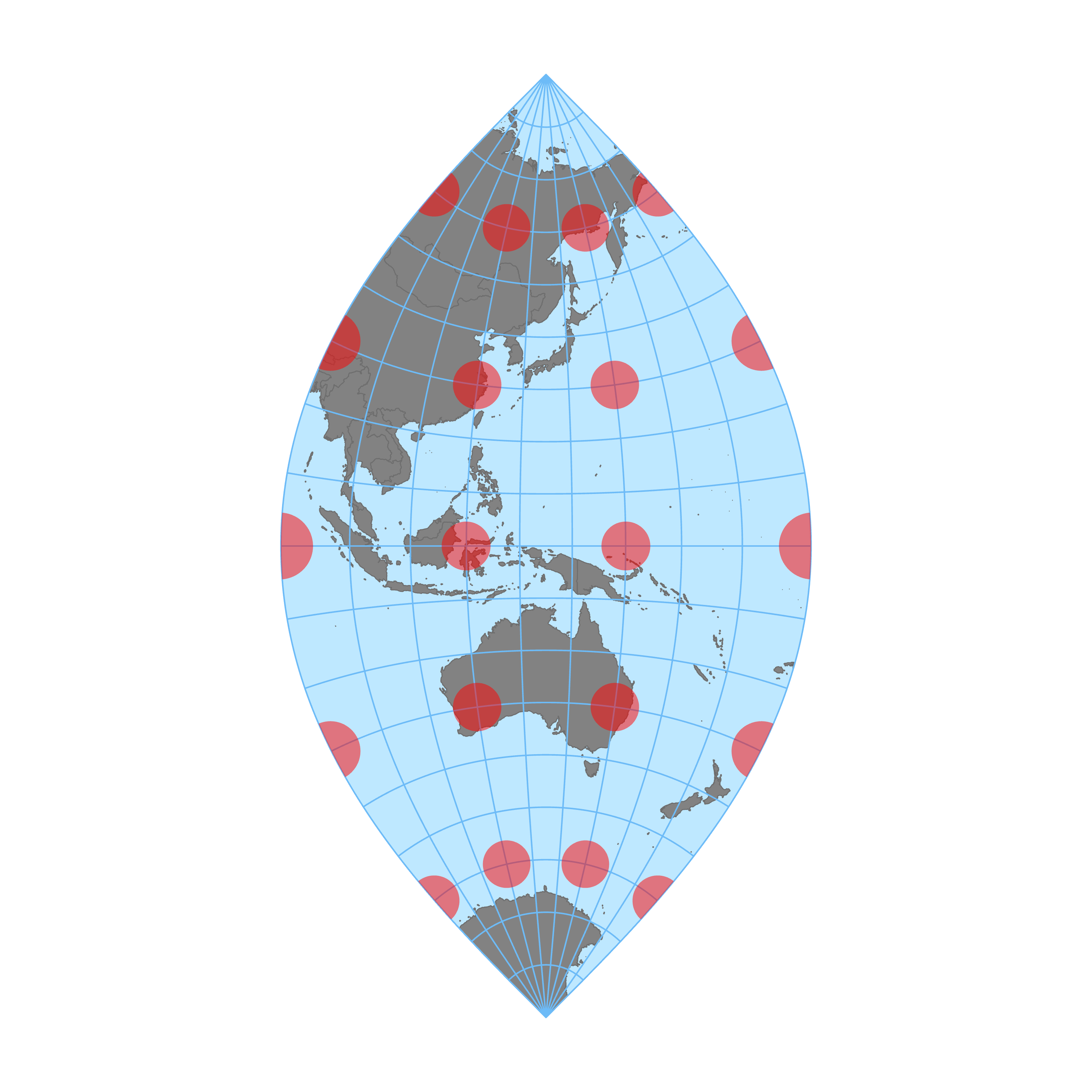 横メルカトル図法