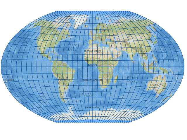 ヴィンケル図法（第3図法）