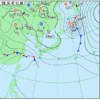 気象庁の天気図（2021年4月1日）