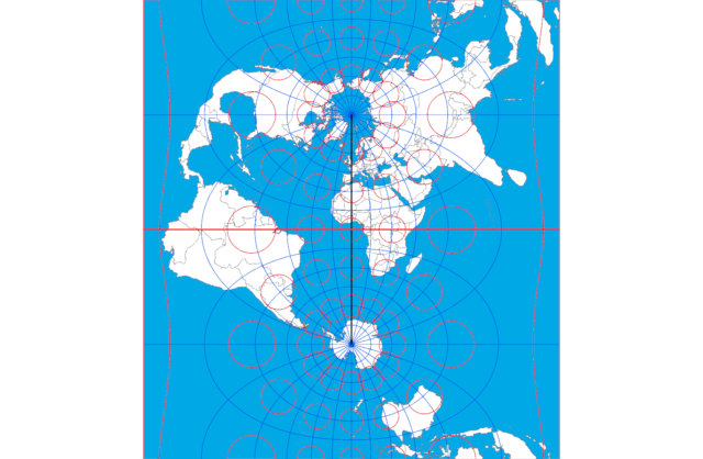 横メルカトル図法 NGA 2014