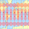 メルカトル図法（球状補正）（扁平率1/3）